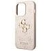 Pu 4g Metal Logo Case Fr Apple Iphone 14 Pro - Pink (guhcp14l4gmgpi) - Foto miniatura 1