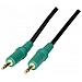 Tecline - Audiokabel - Mini-phone Stereo 3,5 Mm (m) Bis Mini-phone Stereo 3,5 Mm (m) - 3 M - Geformt (108896) - Foto miniatura 2