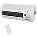 Termoventilatore Ceramico Elettrico A Parete Stufa A Muro 2000w Con Timer 24h - Foto miniatura 1