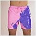 Costume Da Bagno Per Donna Pethuel Pantaloncini Da Uomo Yy-0512-168 Viola - Foto miniatura 1