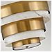 Lampadario Contemporaneo Echelon Acciaio Ottone Antico 8 Luci E14 - Foto miniatura 7