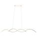 Lampadario Led A Sospensione 25 Watt Luce Calda 3000k Lampada Twist A43bc - Foto miniatura 3