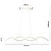 Lampadario Led A Sospensione 25 Watt Luce Calda 3000k Lampada Twist A43bc - Foto miniatura 4