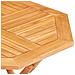 Set da Pranzo per Giardino 5 pz in Legno Massello di Teak - Foto miniatura 6