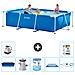 Piscina Fuori Terra - Rettangolo - 300x200x75 Cm - Blu - Include Accessori Coordinati A175 - Foto miniatura 1