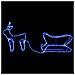 Lusso Casadino -  Renne E Slitta Decorazione Natalizia Per Esterni 252 Led - Foto miniatura 3