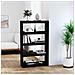 Lusso Casadino -  Libreria/divisorio Nero 80x30x135,5cm In Legno Massello Di Pino - Foto miniatura 8