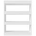 Lusso Casadino -  Libreria/divisorio Bianco 80x30x103 Cm In Legno Multistrato - Foto miniatura 4