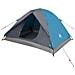 Tenda da Campeggio a Cupola per 3 Persone Blu Impermeabile - Foto miniatura 3