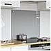 Pannello cucina  Grigio chiaro 70x60x0,6 cm Vetro temperato - Foto miniatura 3