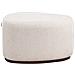 Pouf Saco Tessuto Beige Chiaro - Foto miniatura 3