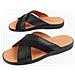 Purapile Sandal Beira Black Nero Pelle Naturale - Foto miniatura 1