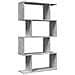 Libreria Divisorio 4 Ripiani Grigio 70x24x129 cm Truciolato - Foto miniatura 1