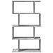 Libreria Divisorio 4 Ripiani Grigio 70x24x129 cm Truciolato - Foto miniatura 5