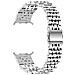 Cinturino In Acciaio A Sette Maglie Integrato Compatibile Con Samsung Galaxy Watch 8 Silver - Foto miniatura 1