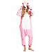 Pigiama Da Donna Tuta Kigurumi Onesie Costume Pegaso Rosa 175-185 Cm Xl - Foto miniatura 2