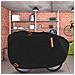 Copertura Impermeabile Per Bicicletta Con Riflettenti Nera 200 X 70 X 110 Cm - Foto miniatura 5