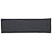Cuscino per panca Nero 140x40x8 cm in tessuto Oxford - Foto miniatura 4