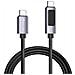 Cavo Usb-c A Usb-c Da 3a 60w Power Delivery 1 Metro, Nero - Foto miniatura 5