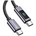 Cavo Usb-c A Usb-c Da 3a 60w Power Delivery 1 Metro, Nero - Foto miniatura 1