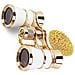 Binocolo A Catena Bianco - Ingrandimento 3x, Occhiali Da Opera Portatili - Foto miniatura 1