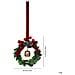 Set Di 2 Campanelle Per Albero Di Natale A Forma Di Pigna - Decorazioni Festive Per Le Feste - Foto miniatura 2