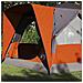 Tenda Capanna con tetto Grigio e arancione 400 x 350 x 212 cm - Foto miniatura 3
