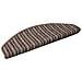 Tappetini per scale autoadesivi 15 pcs Marrone 65 x 21 x 4 cm - Foto miniatura 1