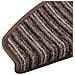 Tappetini per scale autoadesivi 15 pcs Marrone 65 x 21 x 4 cm - Foto miniatura 8