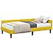 Struttura Letto Angolare con Materasso 2 pcs Giallo Velluto - Foto miniatura 1
