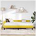 Struttura Letto Angolare con Materasso 2 pcs Giallo Velluto - Foto miniatura 3