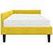 Struttura Letto Angolare con Materasso 2 pcs Giallo Velluto - Foto miniatura 8
