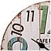 Orologio Da Parete In Legno Bianco 34x34x2cm - Foto miniatura 7