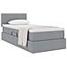 Letto con contenitore e materasso Grigio chiaro 90 x 200 cm - Foto miniatura 3