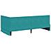 Struttura Letto Angolare con Materasso 2 pcs Turchese Velluto - Foto miniatura 9
