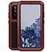 Cover per Galaxy S20 FE - Vidrio, Rosso, Antiurto - Foto miniatura 1