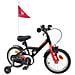 Bicicletta per Bambini 12 Pollici per bambini di 2-4 anni Nero - Foto miniatura 2