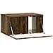 Mobile Porta TV da Muro Rovere Fumo 59,5 x 41 x 30 cm - Foto miniatura 3