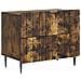 Armadio da Notte con cassetto Rovere Fumo 62 x 34,5 x 49,5 cm - Foto miniatura 1