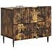 Armadio da Notte con cassetto Rovere Fumo 62 x 34,5 x 49,5 cm - Foto miniatura 2