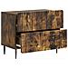 Armadio da Notte con cassetto Rovere Fumo 62 x 34,5 x 49,5 cm - Foto miniatura 3