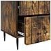 Armadio da Notte con cassetto Rovere Fumo 62 x 34,5 x 49,5 cm - Foto miniatura 8