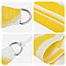 Telo Ombra Giallo e Bianco 2,5 x 4 m HDPE - Foto miniatura 2