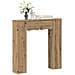Cornice per camino Rovere Artigianale 102 x 20 x 102 cm - Foto miniatura 3