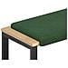 Cuscino per panchina corduroy Verde Scuro Profondità 35 cm - Foto miniatura 1