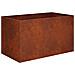 Vaso da giardino 2 pz Ruggine 80 x 50 x 50 cm Acciaio Corten - Foto miniatura 3