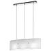 Lampadario portalume bianco Cm 63x20xH 120 Lampada 3xE27 da 60W - Foto miniatura 1