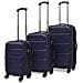 Set Trolley Rigidi 3 pz Blu 45,5/55/66 cm - Foto miniatura 1