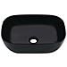 Lavandino 45,5x32x13 Cm In Ceramica Nero - Foto miniatura 2