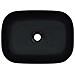 Lavandino 45,5x32x13 Cm In Ceramica Nero - Foto miniatura 4